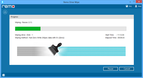 Wipe Disk - Wiping Hard Drive